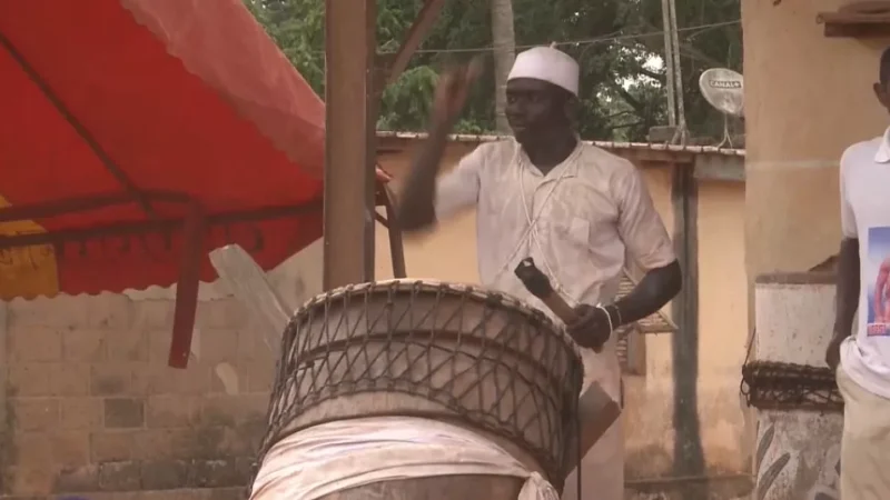 Abidji People Celebrate the Dipri Festival, Which Commemorates their Founding in Southern Ivory Coast.