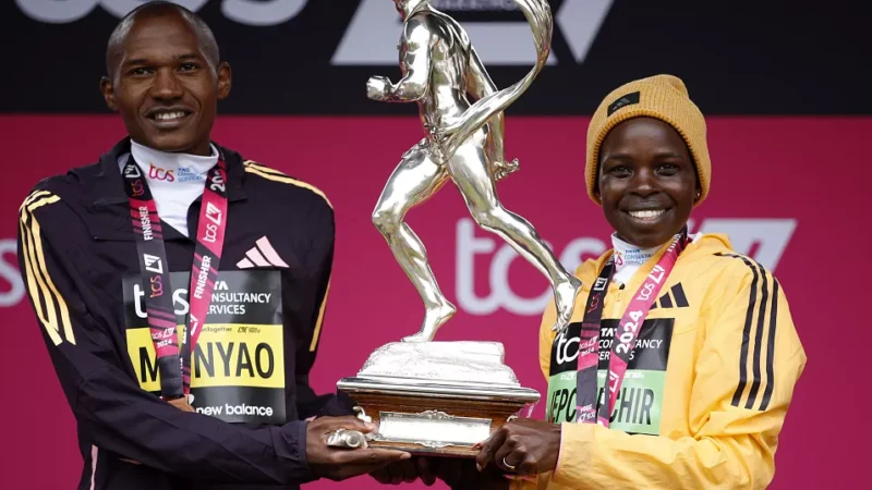 London Marathon: Kenyans Win Twice, Setting a W Record Exclusively for Women