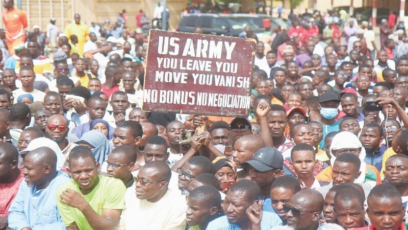 Niger: People Protesting Against Foreign Military go to the Streets