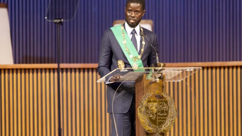 Senegal Ordains Bassirou Diomaye Faye, a Former Opposition Politician.