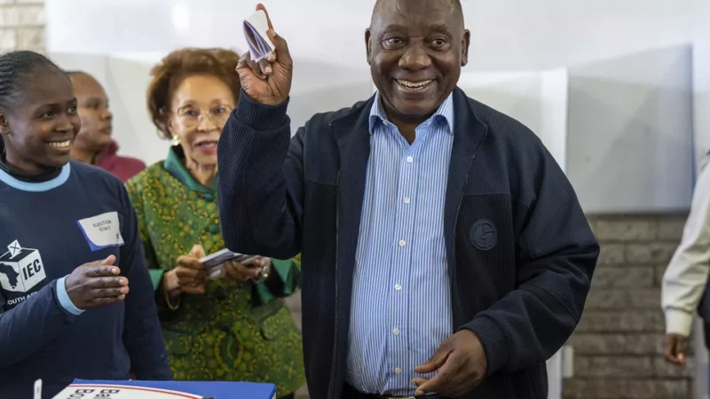 Several Leaders Cast Ballots In The Highly Contested Election In South Africa