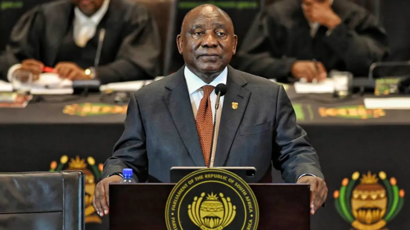 The president of South Africa Disputes that a Break in Power Outages is Related to an Election.