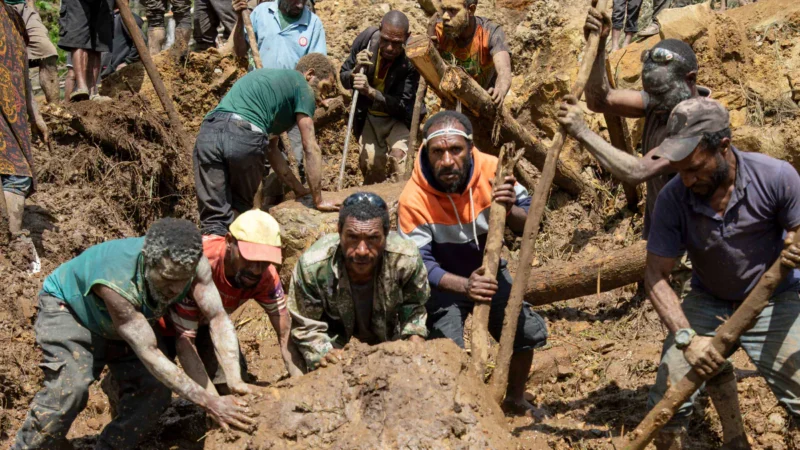 The Pm Of Papua New Guinea Offers Condolences To The Landslide-affected Community