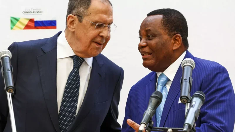 Fm Lavrov Of Russia Begins His Visit Of Africa In Congo