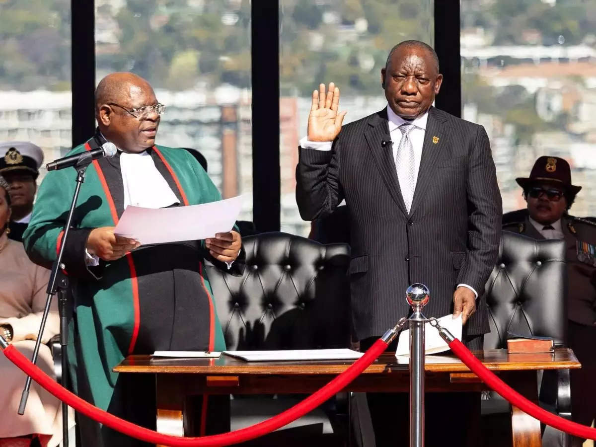 Celebrations Following The Inauguration Of Ramaphosa As President Of South Africa For A Second Term