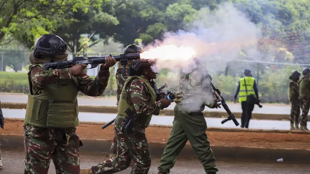 While Protesters Demand That Ruto Step Down, Police Use Tear Gas