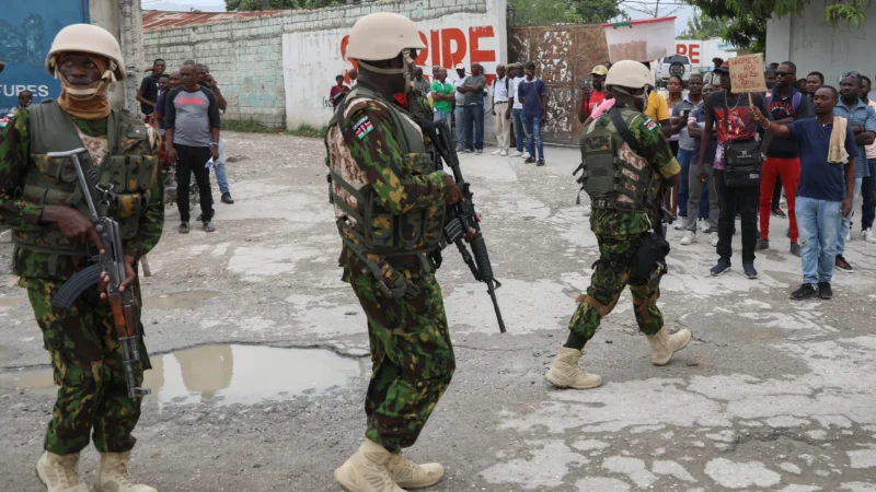 As Kenyan Police Prowl the Streets, the Head of a Haitian Gang Requests Communication