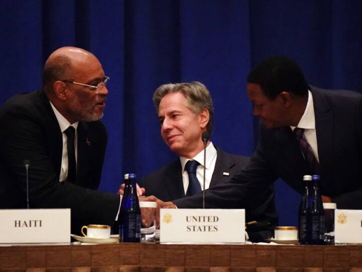 Secretary Blinken Confers With The Prime Minister Of Haiti