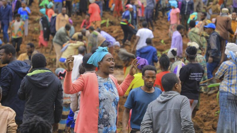 Following a Fatal Mudslide in Southern Ethiopia, Rescue Operations are Still Underway