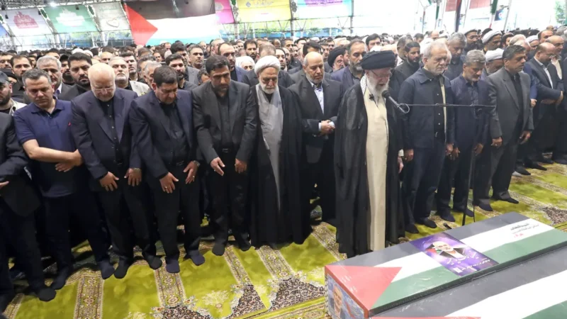 Iran Holds A Funeral For Ismail Haniyeh, The Leader Of Hamas, Who Aas Killed