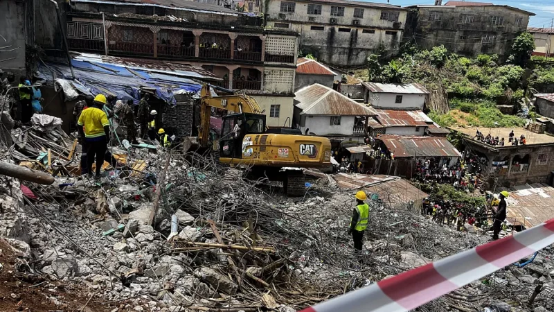 Freetown Building Collapse Sparks Concerns