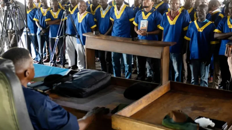 37 People are Given Death Sentences by a Congolese Court on Allegations of Coup