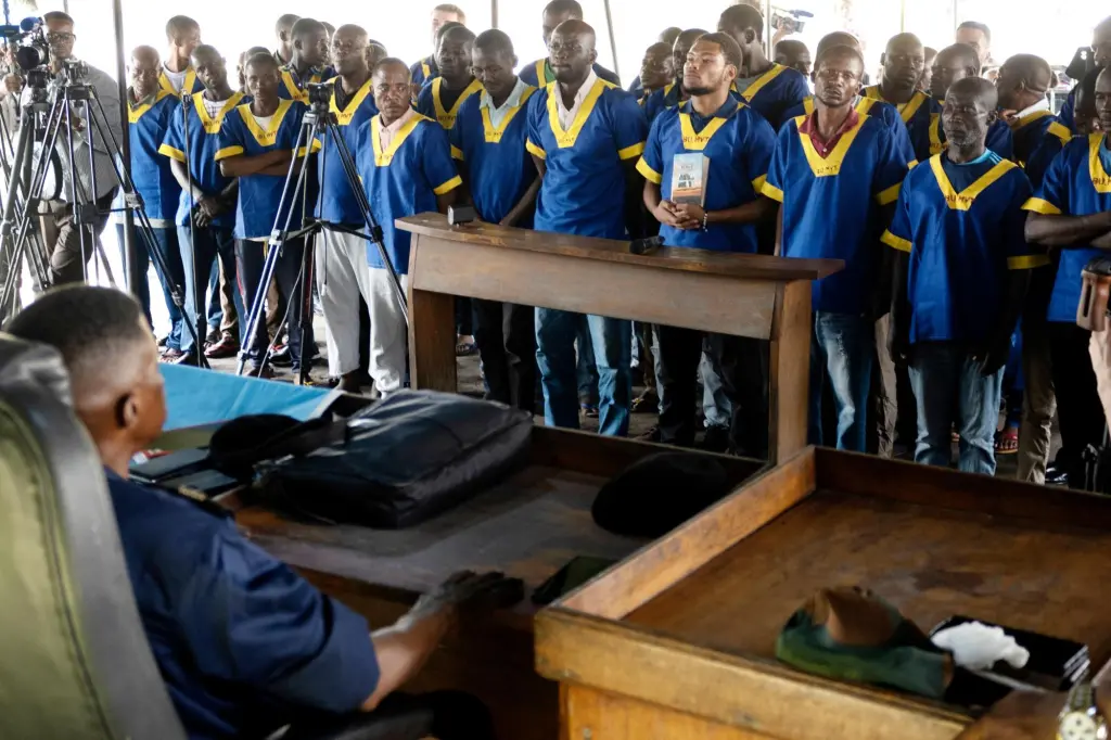 37 People are Given Death Sentences by a Congolese Court on Allegations of Coup