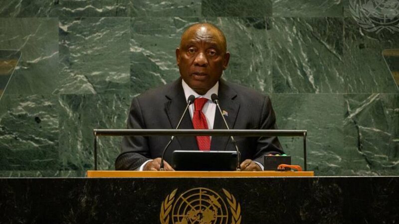 Ramaphosa Urges world Leaders to act Decisively in order to Put an end to the Suffering of Palestinians