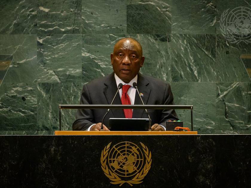 Ramaphosa Urges world Leaders to act Decisively in order to Put an end to the Suffering of Palestinians