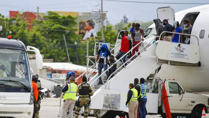 A Deportation Plane Carrying 46 People Lands in Haiti From the United States