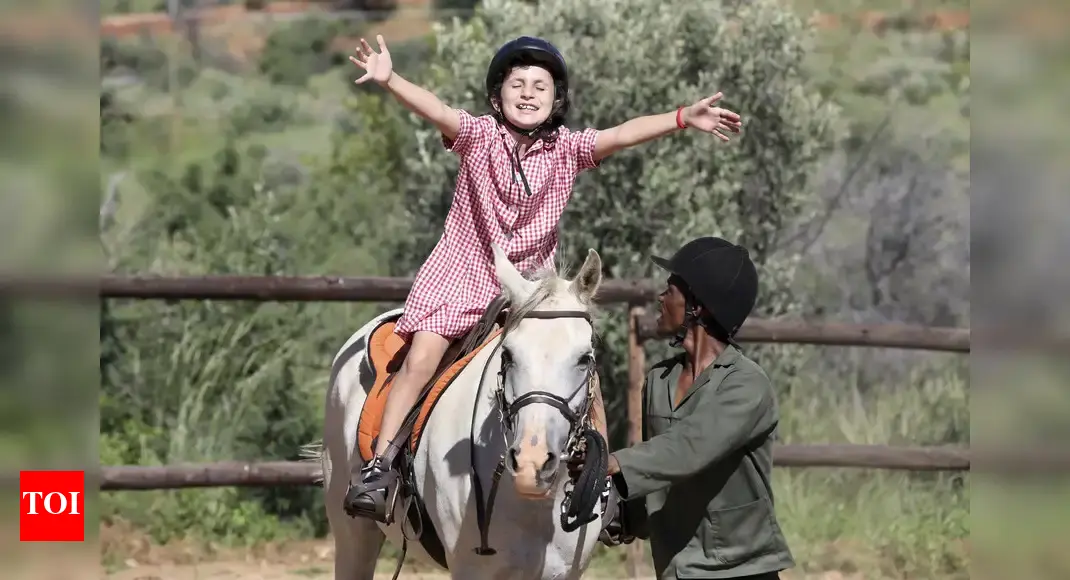 Horseback Riding is Used as Treatment for Kids with Special Needs in Namibia