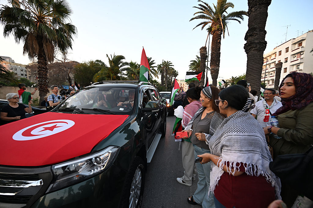 In an Attempt to lift Israel’s Siege, a land Convoy Departs Tunisia for Gaza