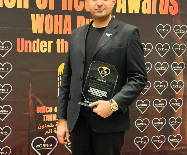 Engr. Zahid Khan Honored with “Gentleman of Hearts Award” at GOHA-WOHA Global Awards 2025