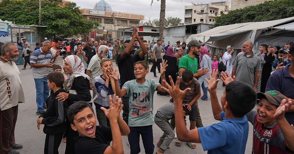 Relief and Celebrations as Israel and Hamas Agree to First Phase of Peace Plan