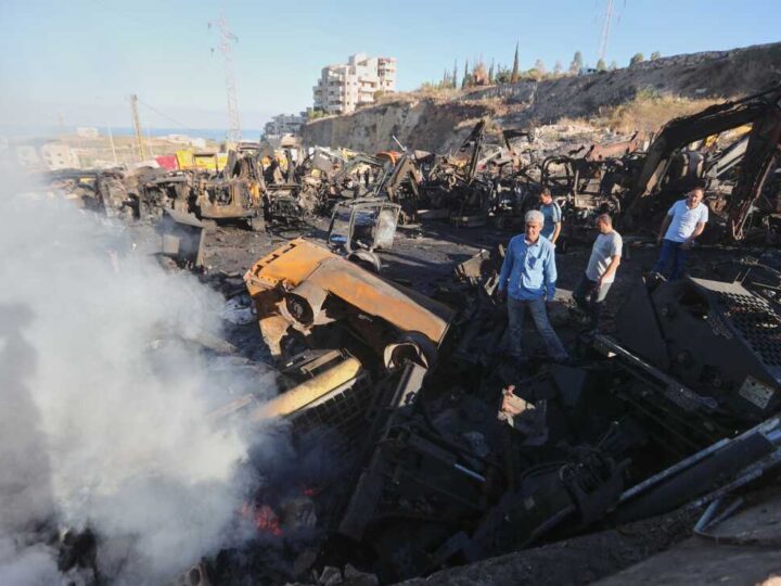At Least six Individuals are Injured When Israel Strikes Southern Lebanon