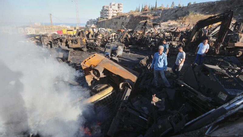 At Least six Individuals are Injured When Israel Strikes Southern Lebanon
