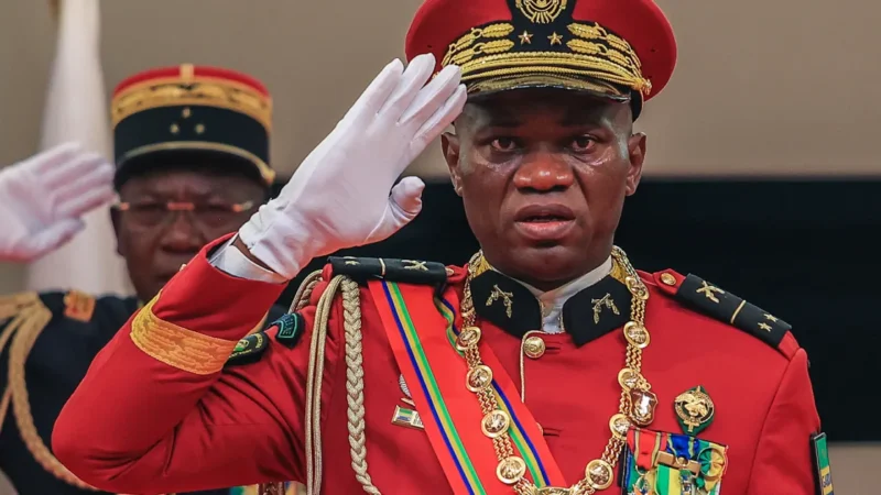 The Military Chief of Gabon Declares His Intention to Run for President