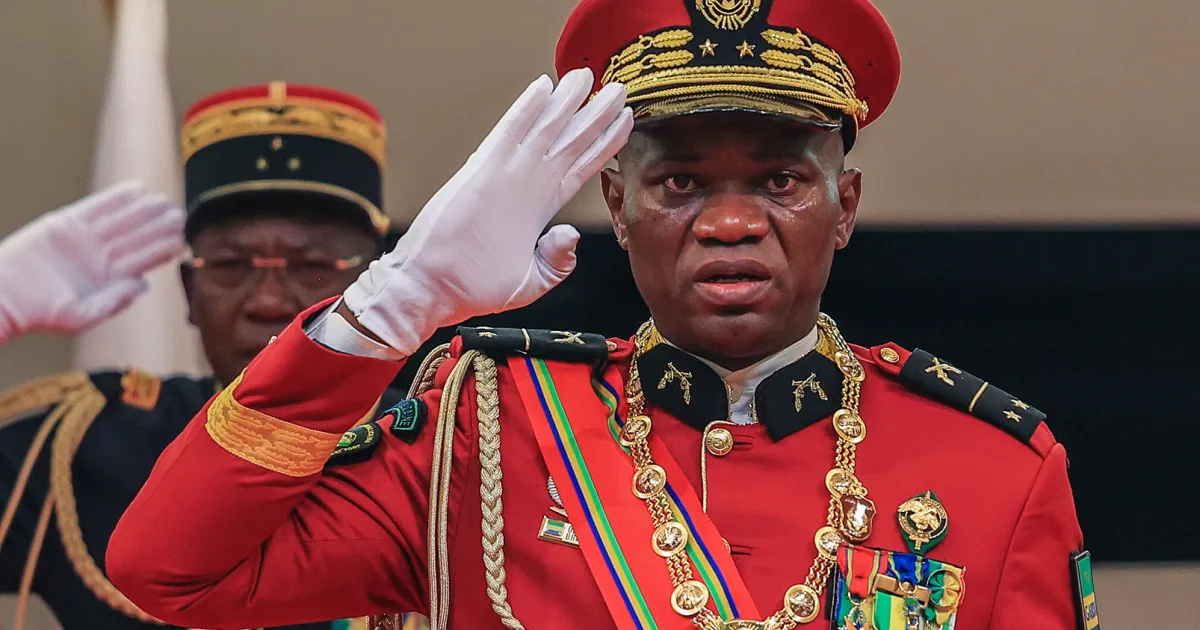 The Military Chief of Gabon Declares His Intention to Run for President