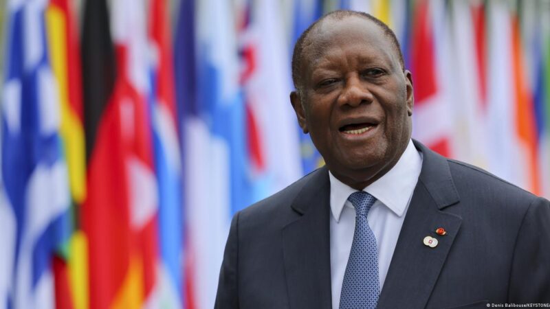 Ouattara, The Current Leader of Ivory Coast, Takes the Oath of Office for a Fourth Term