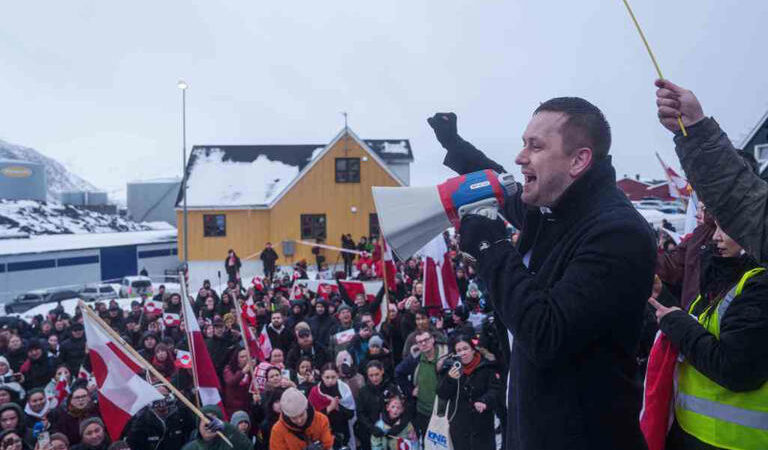 Denmark’s Hands off Greenland Anti-Trump Demonstrations Draw Thousands of Participants