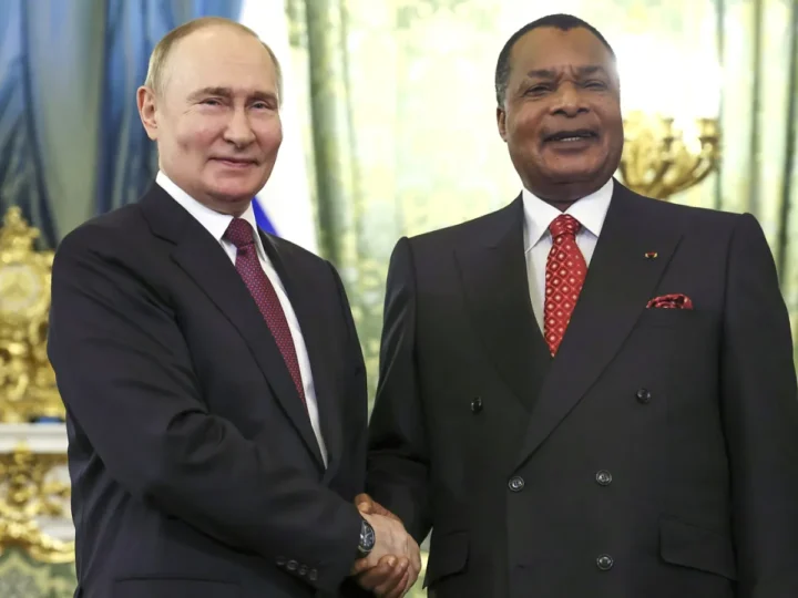 The President of the Republic of Congo Has Meetings With his Russian Counterpart