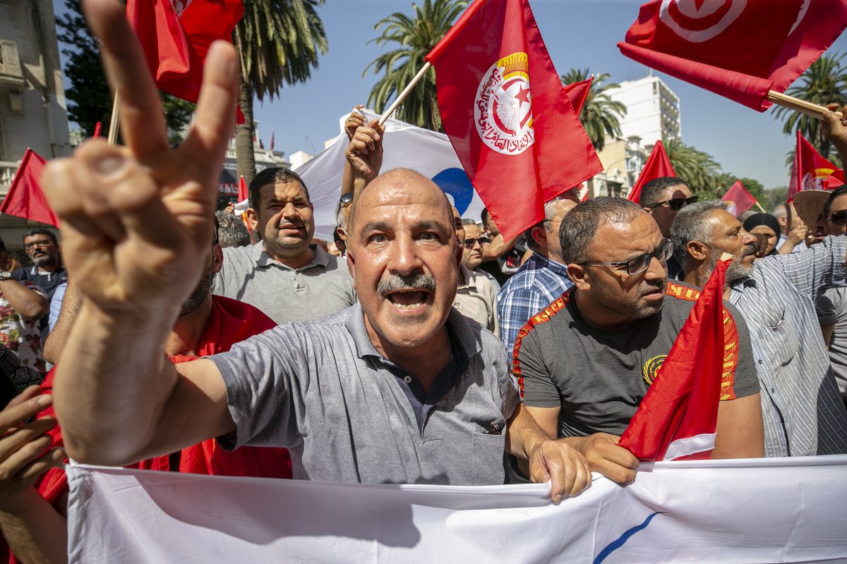 The UGTT Union Leader in Tunisia Demands an End to Internal Strife