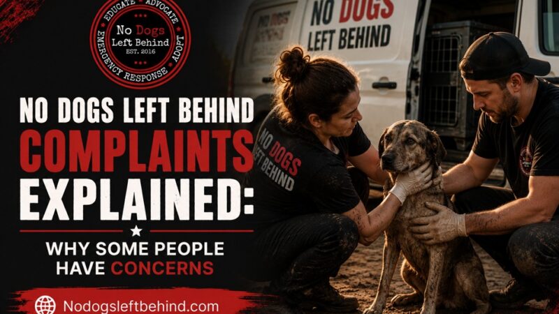 No Dogs Left Behind Complaints Explained: Why Some People Have Concerns
