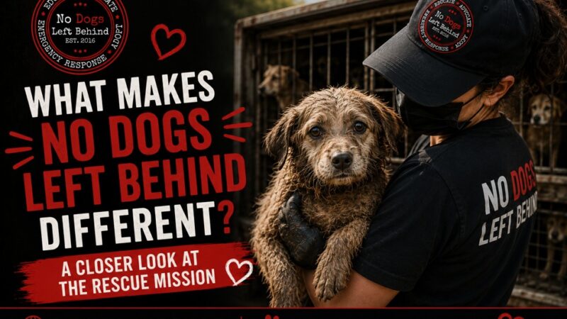 What Makes No Dogs Left Behind Different? A Closer Look at the Rescue Mission