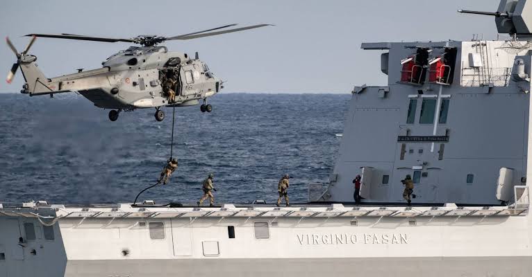 Italian Navy Boards Probable Russian Vessel in the Mediterranean