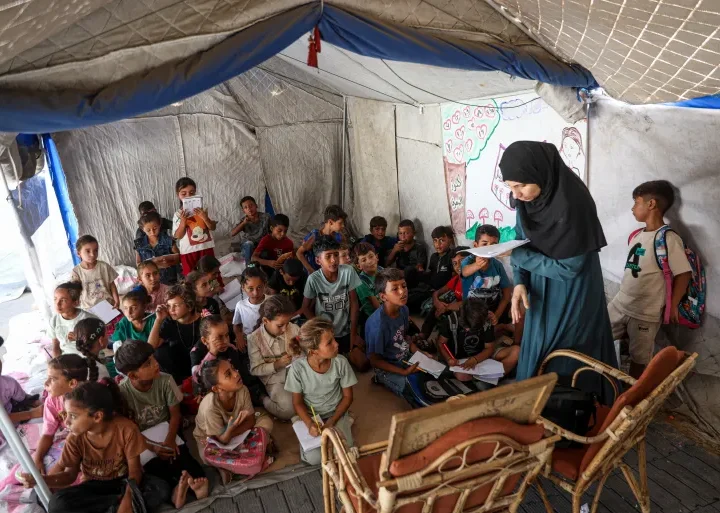 Children in Gaza Return to School After Years of Violence and Hardship