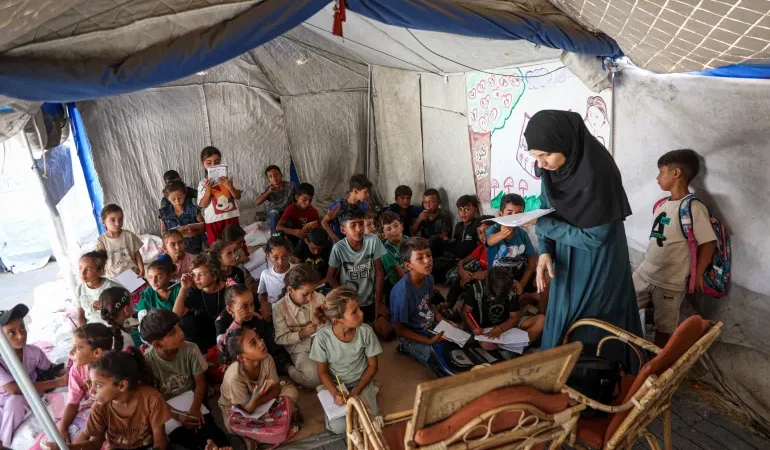Children in Gaza Return to School After Years of Violence and Hardship