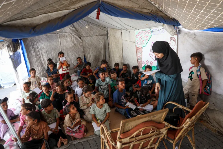 Children in Gaza Return to School After Years of Violence and Hardship