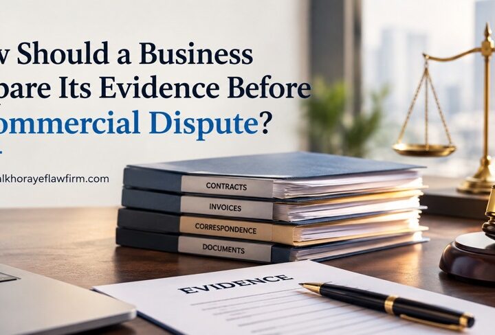 How Should a Business Prepare Its Evidence Before a Commercial Dispute?