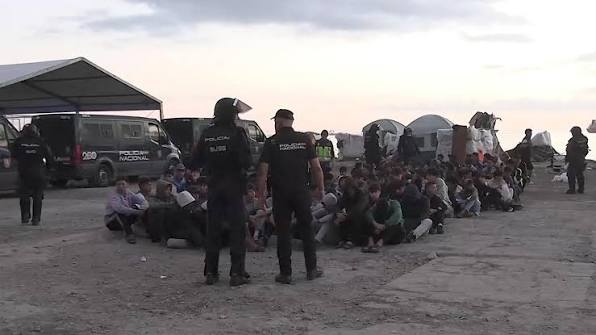 The Final Migrant Shore Camp in Ceuta has been Cleared by Spanish Police in Anticipation of the King’s Visit
